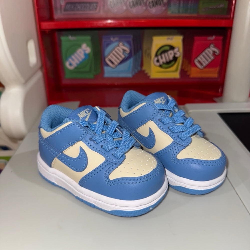Nike Kids Blue and White Sneakers